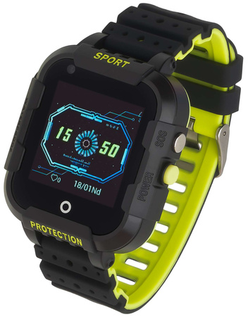 Smartwatch dziecięcy Garett Kids 4G Czarny
