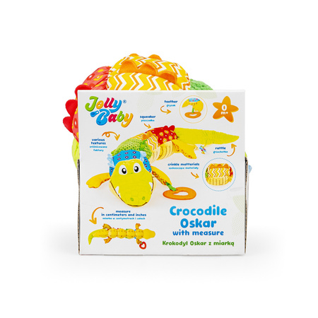 Jolly Baby Krokodyl Oskar z miarką