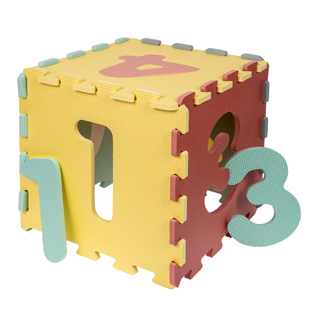 Smily Play Mata piankowa pastelowa CYFRY