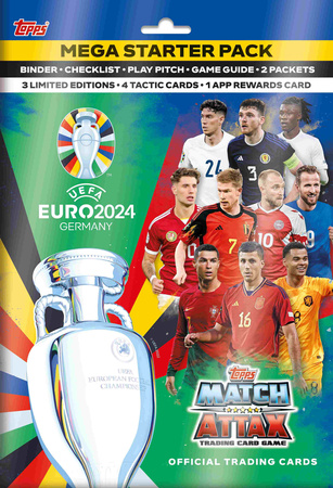 Karty TOPPS Match Attax Euro 2024 Mega Starter Pack