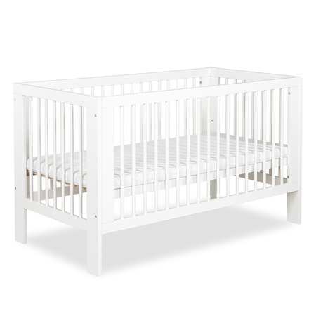 LittleSky Łóżeczko - tapczanik Olivia 140 × 70 biel