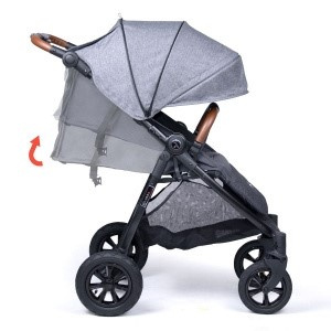 Coletto Wózek spacerowy Nevia VT Dark Grey Koła piankowe EVA