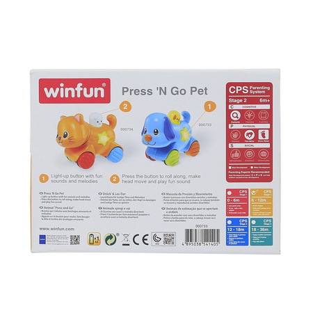 Smily Play Zwierzaki Naciśnij i jedź Piesek