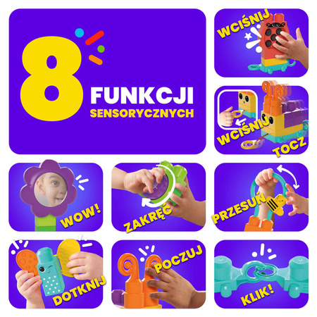 Mega Bloks Aktywizująca gąsieniczka do ciągnięcia