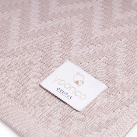 Yoonco Kocyk bambusowy mgiełka JODEŁKA róż