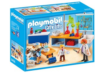 Sala do lekcji chemii Playmobil 9456