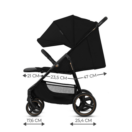 Kinderkraft Wózek spacerowy TRIG 3 Onyx Black