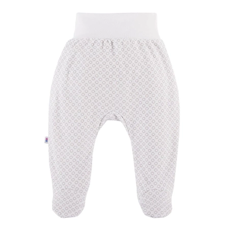 Eevi Komplet wyprawkowy 4-częściowy kółeczka szare Rozmiar 62