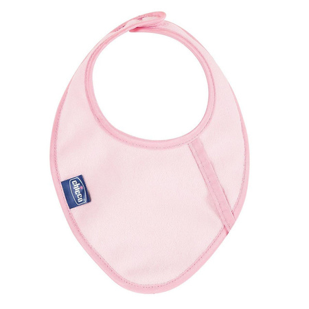 Śliniak z gryzakiem 4m Różowy Chicco