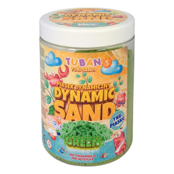 Tuban Piasek Dynamiczny Zielony 1kg