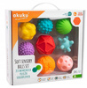Akuku Zestaw miękkich piłeczek sensorycznych 8 szt.
