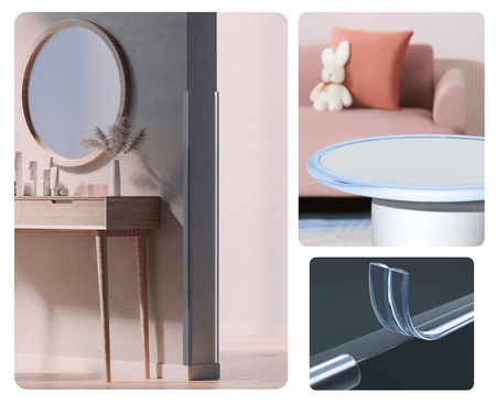 SafeTeddy Bezbarwna taśma zabezpieczająca krawędzie