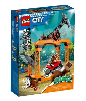 Wyzwanie kaskaderskie: atak rekina Lego 60342
