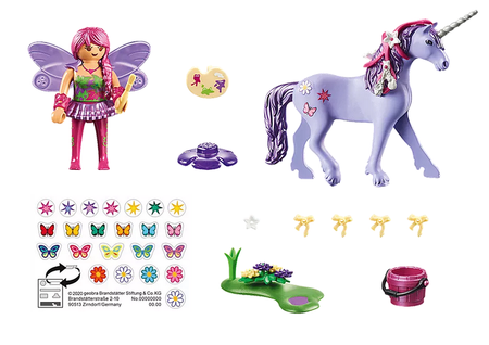 Playmobil 70657 Wróżka z ozdobami i jednorożcem