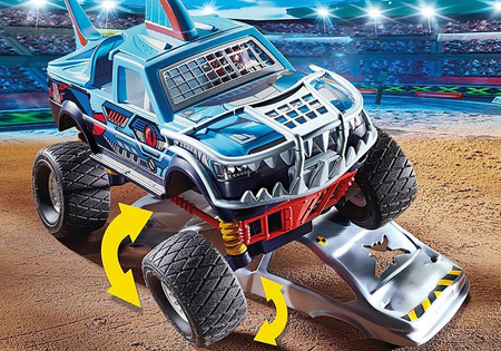 Pokaz kaskaderski Monster Truck Rekin Playmobil 70550