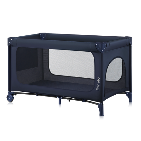Lionelo Łóżeczko turystyczne Jasmin Easy Fold Blue Navy