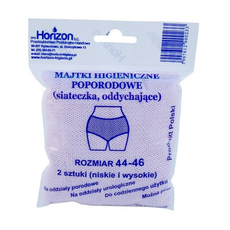 Horizon Majtki siatkowe poporodowe rozmiar 44 - 46
