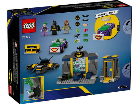 Lego 76272 Jaskinia Batmana z Batmanem, Batgirl i Jokerem