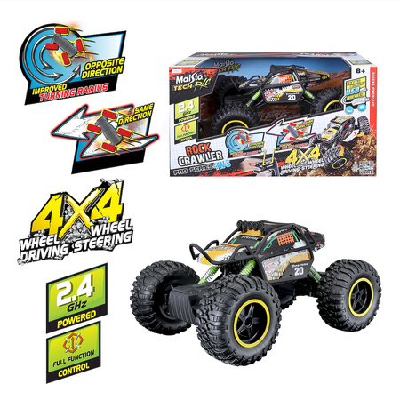 Maisto Tech RC Pojazd ROCK CRAWLER PRO SERIES 4WS USB 1/2