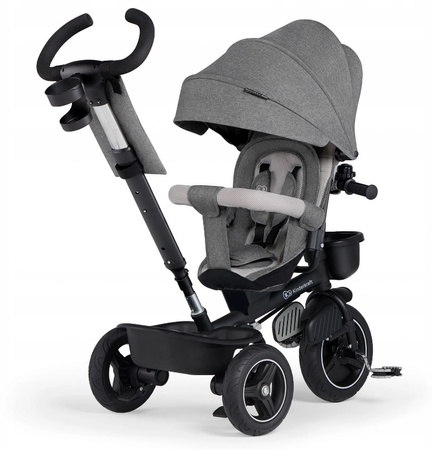Kinderkraft rowerek trójkołowy SPINSTEP szary