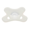 Canpol babies Smoczek 100% silikonowy 6-12 m symetryczny white 1 szt.
