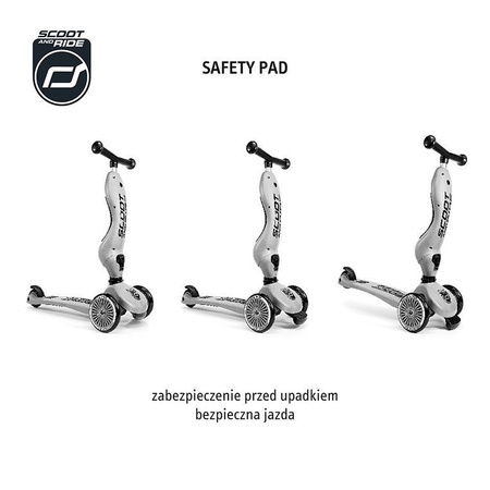 SCOOTANDRIDE Highwaykick 1 2w1 Jeździk i hulajnoga 1-5 lat Blueberry