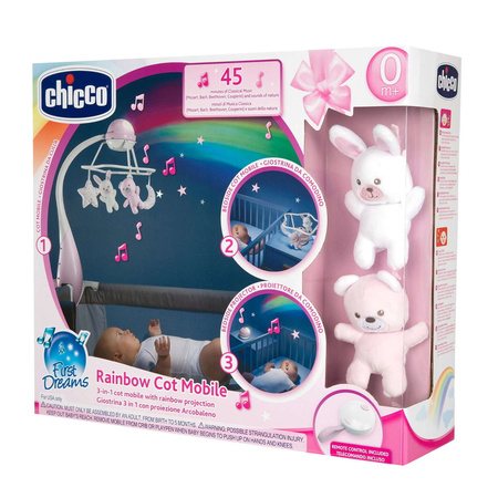 Chicco Karuzela Rainbow 3w1 Pink