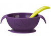 B.Box Silikonowa miseczka z przyssawką i łyżeczką fiolet
