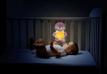 Miś na dobranoc First Dreams, Pink Chicco (różowy)
