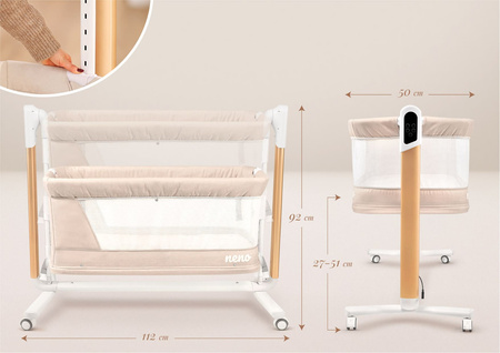 NENO Como 4 w 1 Łóżeczko dostawne