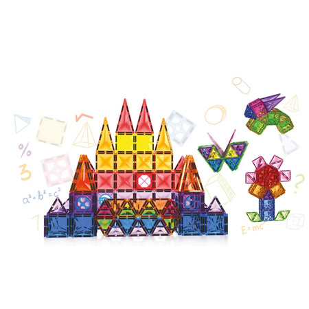 Happy Kiddo Klocki magnetyczne 112 elementów SP85302