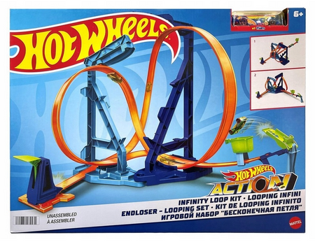 Mattel Hot Wheels Tor Infinity Loop + autko HMX39