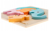 Akuku Puzzle drewniane Słoń, 5 elementów