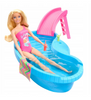 Mattel Lalka Barbie z basenem i zjeżdżalnią