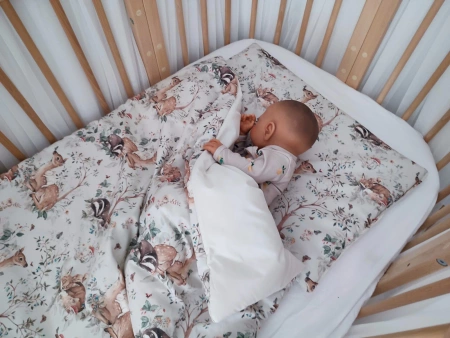 Koell Poszewki na pościel 135 x 100 cm i 40 x 60 cm Śpiące zwierzęta