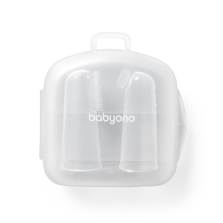 Babyono Szczoteczki do zębów dla niemowląt na palec