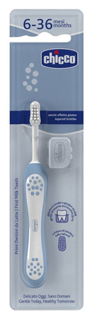 Chicco Pierwsza szczoteczka do zębów 6-36 m Niebieski