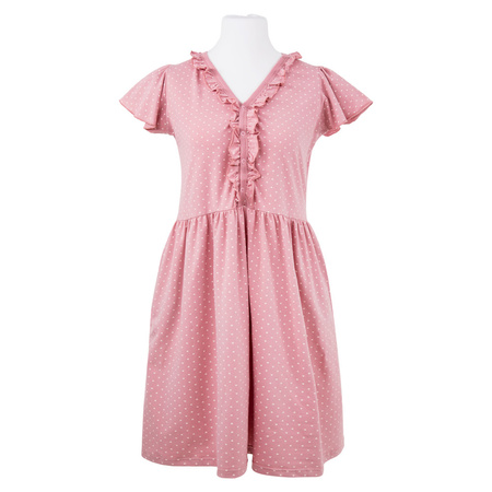 Eevi Koszula ciążowa Linda różowa w serduszka L