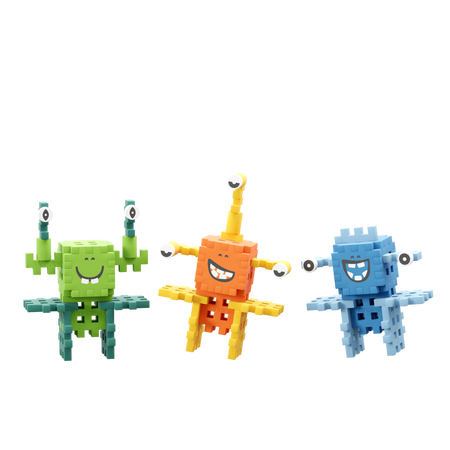 Marioinex Mini Waffle Crazy Monsters Space Jinks