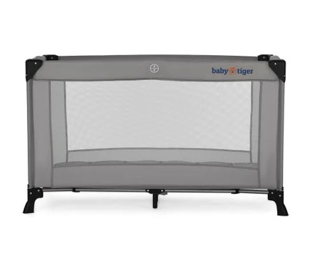 Baby Tiger Łóżeczko turystyczne VIKI, szare
