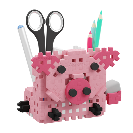 Marioinex Mini Waffle Przybornik: Świnka