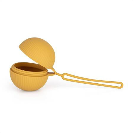 Petite&Mars Silikonowe etui na smoczek Intense Ochre