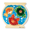 Melissa Doug Drewniana Układanka Rybki w Akwarium 