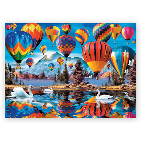 Trefl Puzzle drewniane 1000 el. Kolorowe balony