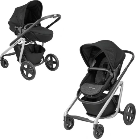 Maxi-Cosi Lila wózek 2w1 (gondola Oria w zestawie) Nomad Black (OUTLET)