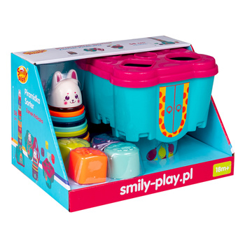 Smily Play Sorter Zamek Króliczka Piramidka 58 cm