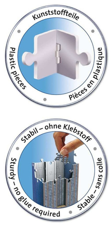 Puzzle 3D Budynki Empire State Builing Ravensburger 216 Elementów