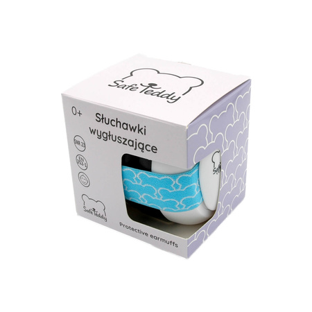 SafeTeddy Wygłuszające słuchawki ochronne dla niemowląt niebieski 0m+