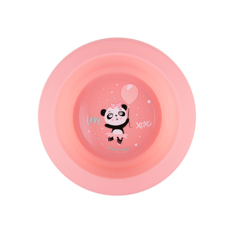 Canpol Babies Zestaw naczyń 2elem. EXOTIC ANIMALS Pink