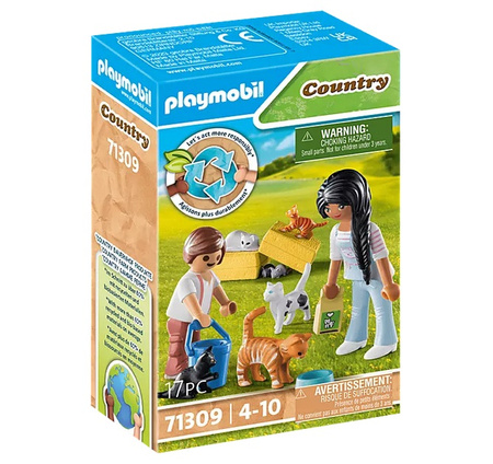 Playmobil 71309 Rodzina kotków